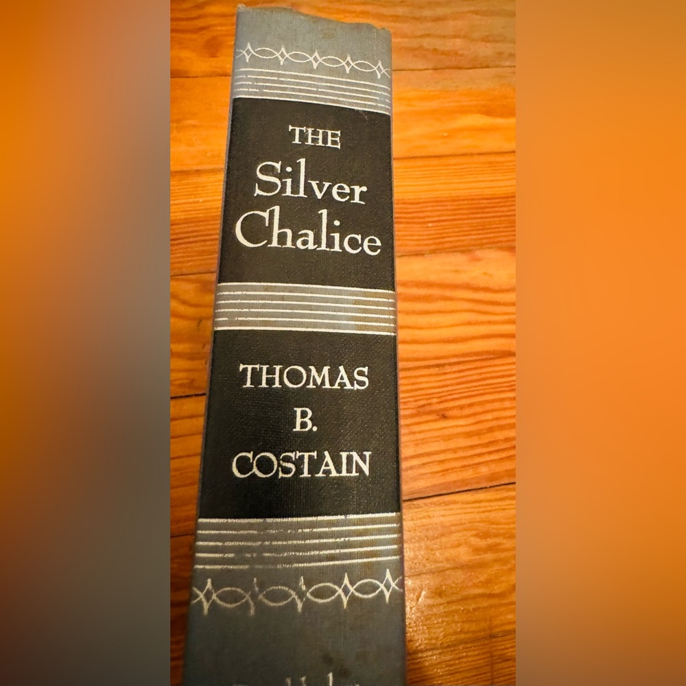 ANTIQUE BOOK Silver Chalice